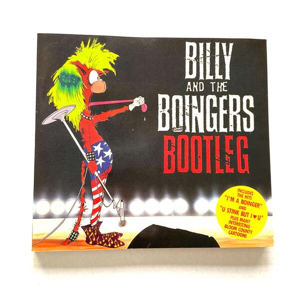 Billy &The Boingers Bootleg Bloom County Book Berke Breathed - Picture 1 of 5